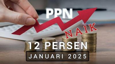 Ilustrasi kenaikan PPN 12 persen. --