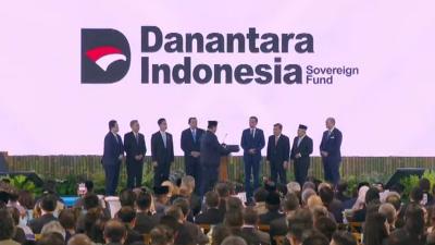 Peluncuran Danantara Indonesia - Tangkapan Layar -