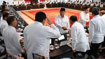 Foto sidang kabinet Merah Putih. [Dok. Antara]