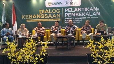 Dialog kebangsaan PB Mathla’ul Anwar di Tangerang  Selatan, Sabtu (22/2). - Foto: Repro/RMN -