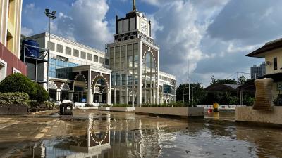 Kemenag lakukan mitigasi terhadao Asrama Haji Bekasi yang terdampak banjir. --Dok. Kemenag --