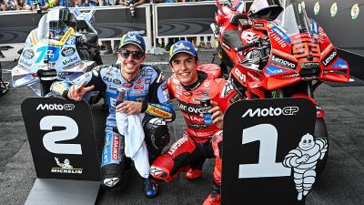 Duo Marquez bersaudara mendominasi di MotoGP 2025 Thailand-X/@DAZN_ES-