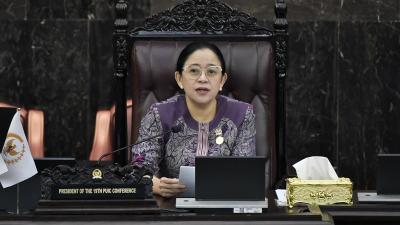Ketua DPR RI Puan Maharani membuka Sidang Komite Umum ke-26 Parliamentary Union of the OIC Member States (PUIC), Rabu (14/5/2025). - Humas DPR -