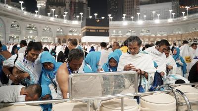 Jemaah asal Indonesia i saat di masjidi haram - Foto: Disway -