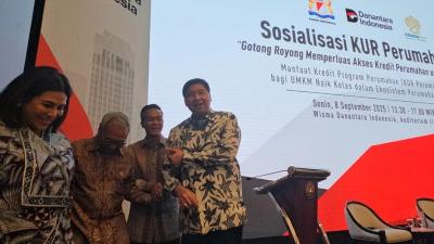 Menteri PKP Maruarar Sirait di acara Sosialisasi Kredit Usaha Rakyat (KUR) Perumahan di Wisma Danantara, Senin (8/9/2025) - Kemen PKP -