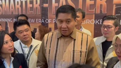 Menteri PKP Maruarar Sirait saat menghadiri peringatan HUT ke-33 Asosiasi Real Estate Broker Indonesia (AREBI) di Jakarta - Dok. Ig Maruarar -