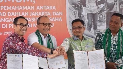 Institut Teknologi dan Bisnis Ahmad Dahlan (ITB-AD) Jakarta dan Universitas Muhammadiyah (UM) Maluku, Kementerian UMKM resmi bersinergi untuk memberdayakan perempuan nelayan di Maluku. - Istimewa -