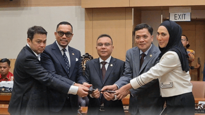 Wakil Ketua DPR RI Sufmi Dasco Ahmad menetapkan kembali Ahmad Sahroni sebagai Wakil Ketua Komisi III DPR RI - Repro -
