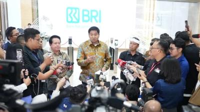 Menteri PKP Maruarat Sirait Memberikan keterangan pers usai pertemuan dengan irektur Utama Bank Rakyat Indonesia Hery Gunardi di Gedung BRI I, Jakarta, Senin (25/5/2026) - Foto: Dok. Kementerian PKP -