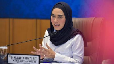 Wakil Ketua DPR RI Koordinator Bidang Ekonomi dan Keuangan (Korekku), Sari Yuliati - Foto: Humas DPR -