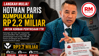 Pengacara kondang Hotman Paris Hutapea mengumpulkan dana Rp2,2 Miliar untuk korban penyekapan YTR - Ilustrasi RMN -