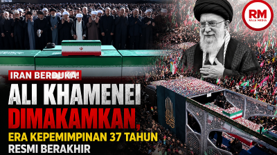Ilustrasi pemakaman Pemimpin Tertinggi Ali Khamenei - RMN -