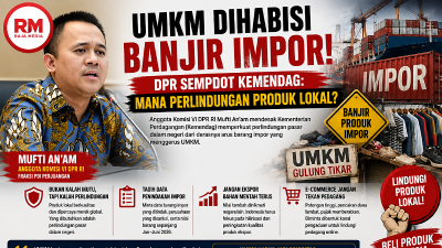 Foto ilustrasi Anggota Komisi V DPR RI Mufti An'am mempertanyakan perlindungan Kemendag terhadap produk lokal - RMN -