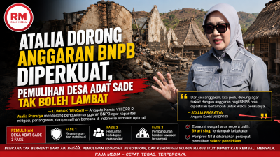Anggota Komisi VIII DPR RI Atalia Praratya dorong penguatan anggaran BNPB - Ilustrasi RMN -
