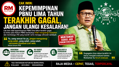Ketum PKB Muhaimin Iskandar sebut kepemimpinan PBNU Lima tahun terakhir gagal - Ilustrasi RMN -
