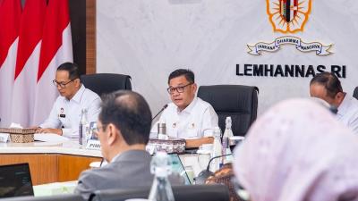 Gubernur Lemhannas RI Dr. Tb. Ace Hasan Syadzily memimpin FGD Kajian Jangka Panjang Teknologi Komputasi Kuantum. - Foto:  Dok Lemhannas RI -