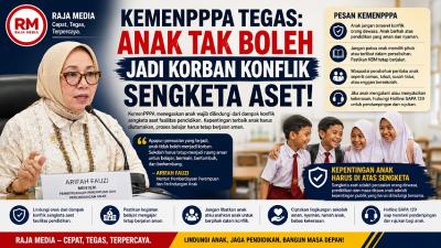 KemenPPPA menegaskan anak tidak boleh jadi korban konflik sengketa aset - Ilustrasi RMN -