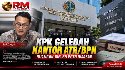 KPK mengfeledah Kantor ATR/BPN, ruangan Dirjen PPTR ikut diperiksa - Ilustrasi RMN -
