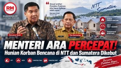 Penanganan pascabencana di Provinsi Nusa Tenggara Timur (NTT) dan kawasan Sumatera terus dipercepat Kementerian PKP - RMN/Kemen PKP -