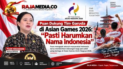 Ketua DPR RI Puan Maharani memberikan dukungan kepada kontingen Indonesia yang berlaga di Asian Games Aichi-Nagoya 2026. - Ilustrasi RMN