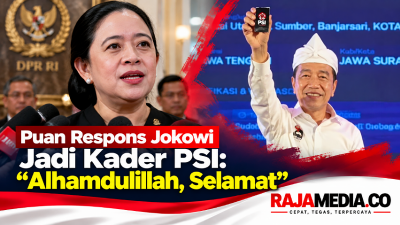 Respon Ketua DPP PDIP Puan Maharani, saat Jokowi deklarasi anggota PSI - Ilustrasi RMN -