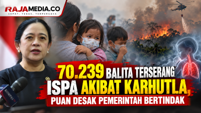 Ketua DPR RI Puan Maharani prihatin atas tingginya kasus ISPA pada balita akibat kebakaran hutan dan lahan (karhutla). - RMN -