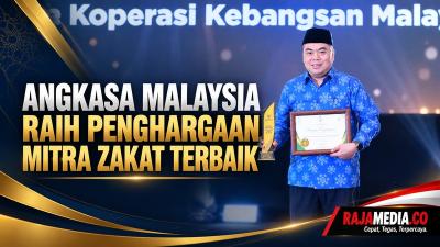 BAZNAS RI memberikan penghargaan kepada ANGKASA sebagai Mitra Internasional Pendukung Zakat Terbaik. - Foto: BAZNAS/RMN -