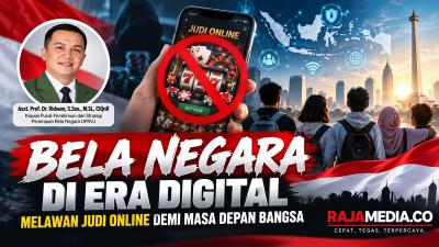 Tulisan Asst. Prof. Dr. Ridwan, S.Sos, M.Si, CIQnR, Bela Negara di Era Digital: Melawan Judi Online demi Menyelamatkan Masa Depan - Ilustrasi RMN -