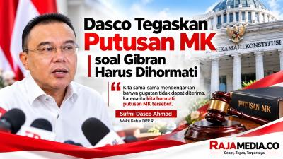 Wakil Ketua DPR RI Sufmi Dasco Ahmad - RMN -