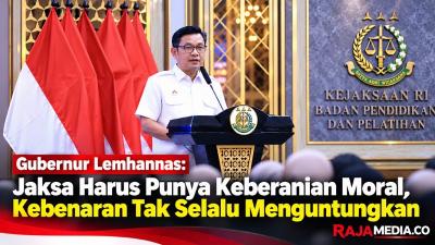Gubernur Lemhannas RI Dr. Tb. Ace Hasan Syadzily saat memberikan kuliah umum dalam PPPJ di Badan Pendidikan dan Pelatihan Kejaksaan RI, Jumat (30/10/2026). - Foto: Dok. Lemhannas/RMN -