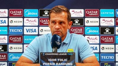 Pelatih PERSIB BANDUNG Igor Tolic saat koonferensi pers jelang pertandingan lawan Melburne Victory di ACL Liga Two 2026/2027 - Foto: Dok. Persib -