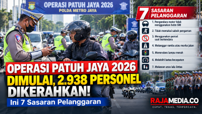 Polda Metro Jaya menggelar Operasi Patuh Jaya 2026 dengan mengerahkan 2.938 personel  gabungan - Ilustrasi RMN -