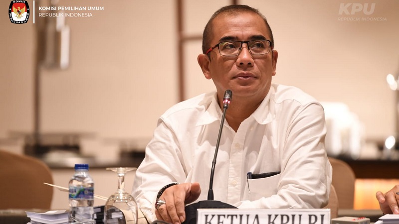 Ketua KPU RI, Hasyim Asy'ari melawan putusan PN Jakpus terkait penundaan Pemilu hingga tahun 2025. KPU akan bawa putusan itu ke Pengadilan Tinggi/Repro