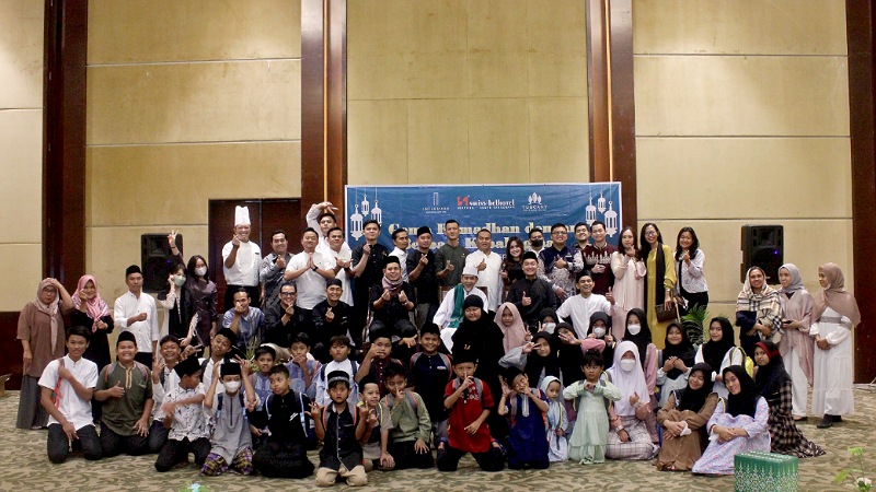 Buka puasa bersama dengan anak yatim di Swiss-Belhotel Serpong/IST