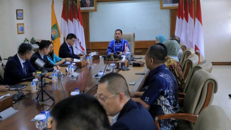 Bo Xing County daerah bagian dari Provinsi Shandong, RRC menjajaki investasi Alkes di Kota Tangerang.