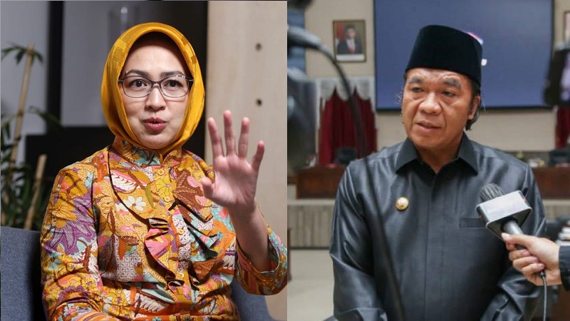 Kolase Airin Rachmi Diany dan AL Muktabar.