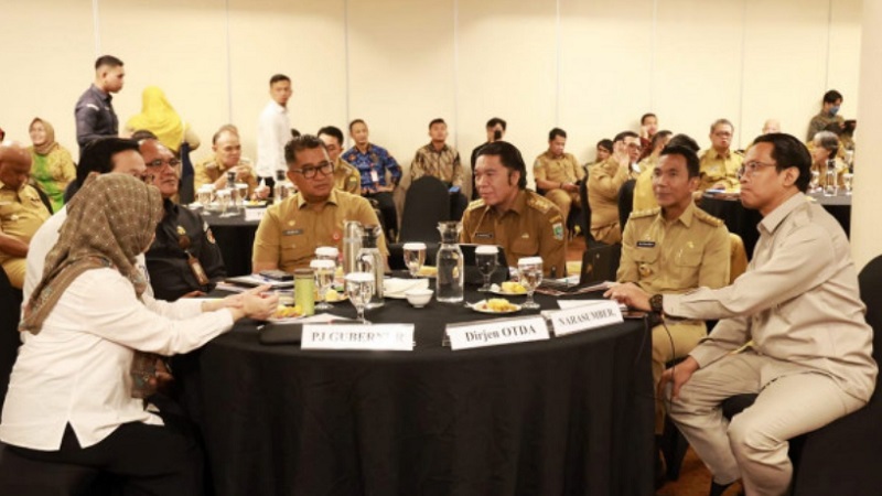 Rapat Koordinasi Perumusan dan Pemantapan Kebijakan Terkait Netralitas ASN Yang Menjabat Sebagai Penjabat Kepala Daerah.(Foto: Dok Pemprov)