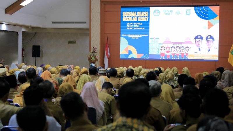 Sosialisasi sekolah sehat. (Foto: Dok Pemkot)