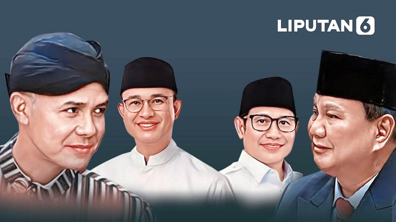 Ilustrasi dua Poros di Pilpres 2024. (Foto: Dok Liputan 6)