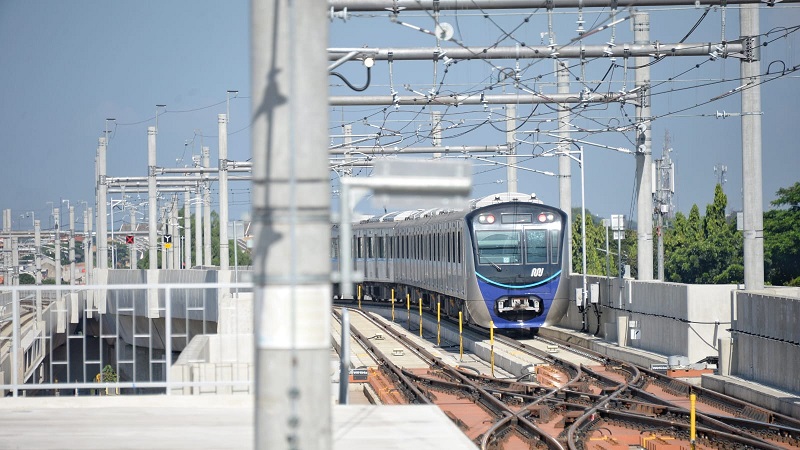 Proyek Kereta MRT rencananya akan dilanjut samapai Balaraja Tangerang. (Foto: DokKemenhub)