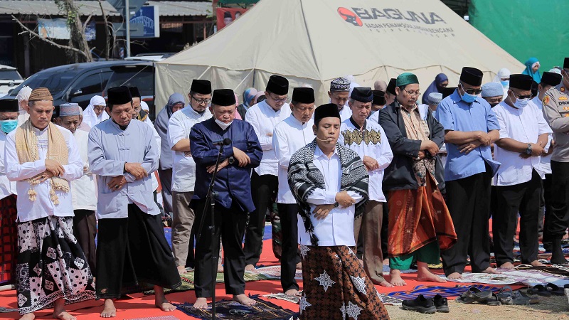 Pemkot Tangerang gelar Salat Istisqa di sekitar TPR Rawa Kucing. (Foto: Dok Pemkot)