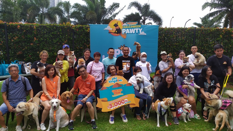 Melalui Care For Paw yang ke-6, Pet Kingdom berhasil mengumpulkan 4.000 kilogram atau 4 ton pet food atau makanan hewan. (Foto: Lani)