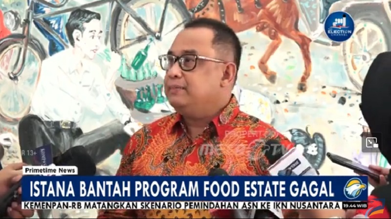 Koordinator Staf Khusus Presiden Ari Dwipayana. (TangkapanLayar MetroTV)