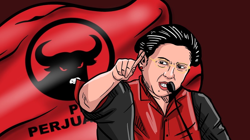 Ilustrasi menunggu sikap Megawati. (Foto: Disway)