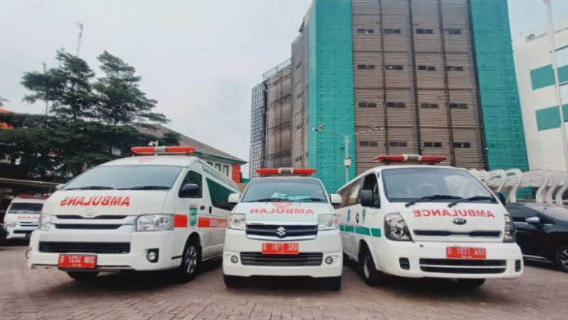 Mobil ambulans milik Pemkot Tangsel. (Foto: Repro)