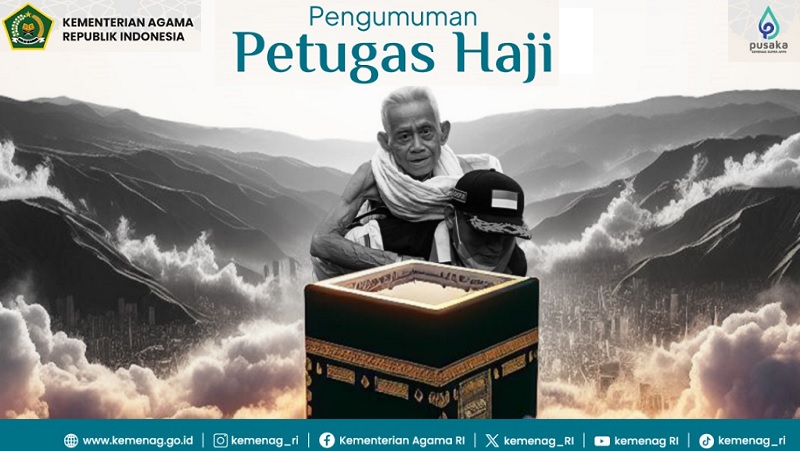 Pengumuan petugas haji (Foto: Repro)