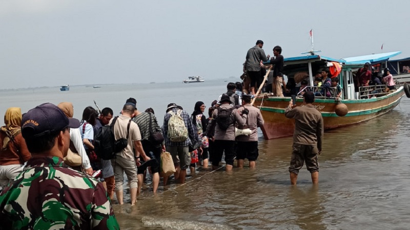 Satpol PP Kabupaten Tangerang mengamankan beberpapa lokasi destinasi wisata di wilayahnya. (Foto: Repro)