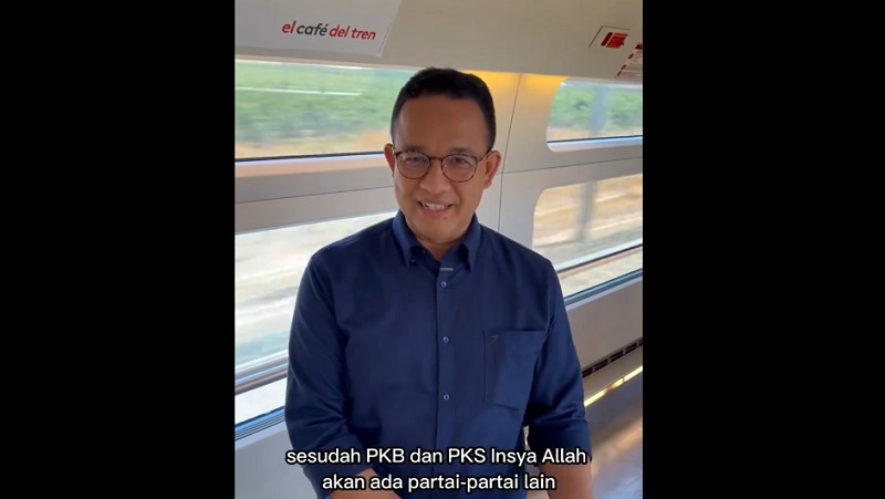 Bacagub Anies Baswedan menyampaikan ucapan terima kasih atas dukungan PKS di Pilgub Jakarta. (Foto: Repro)