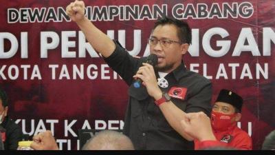 Ketua DPC PDIP Tangsel Wanto Sugito. [Foto: Repro]