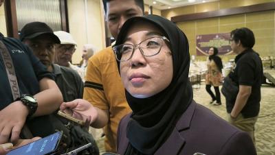 Anggota KPU Divisi Perencanaan data dan Informasi KPU Tangsel, Widya Victoria. [Foto: Repro/RMN]